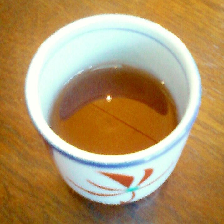☆・焼酎のプーアール茶とごぼう茶のミックス割り・☆